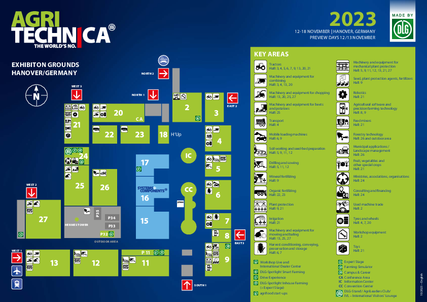Maps and Brochures AGRITECHNICA