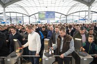 Die ersten Besucher der AGRITECHNICA 2025